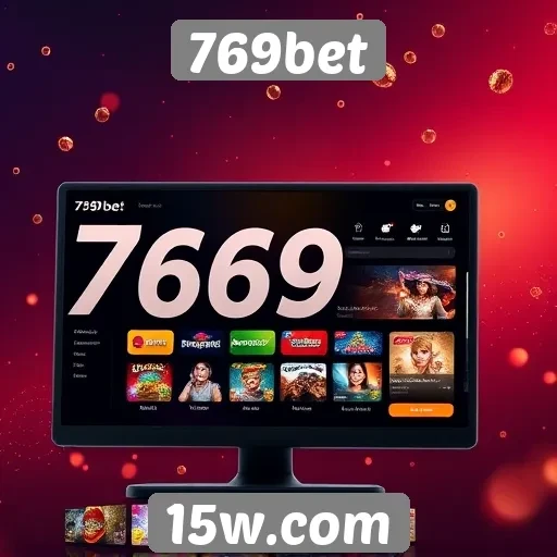 Interatividade e design do site 769bet